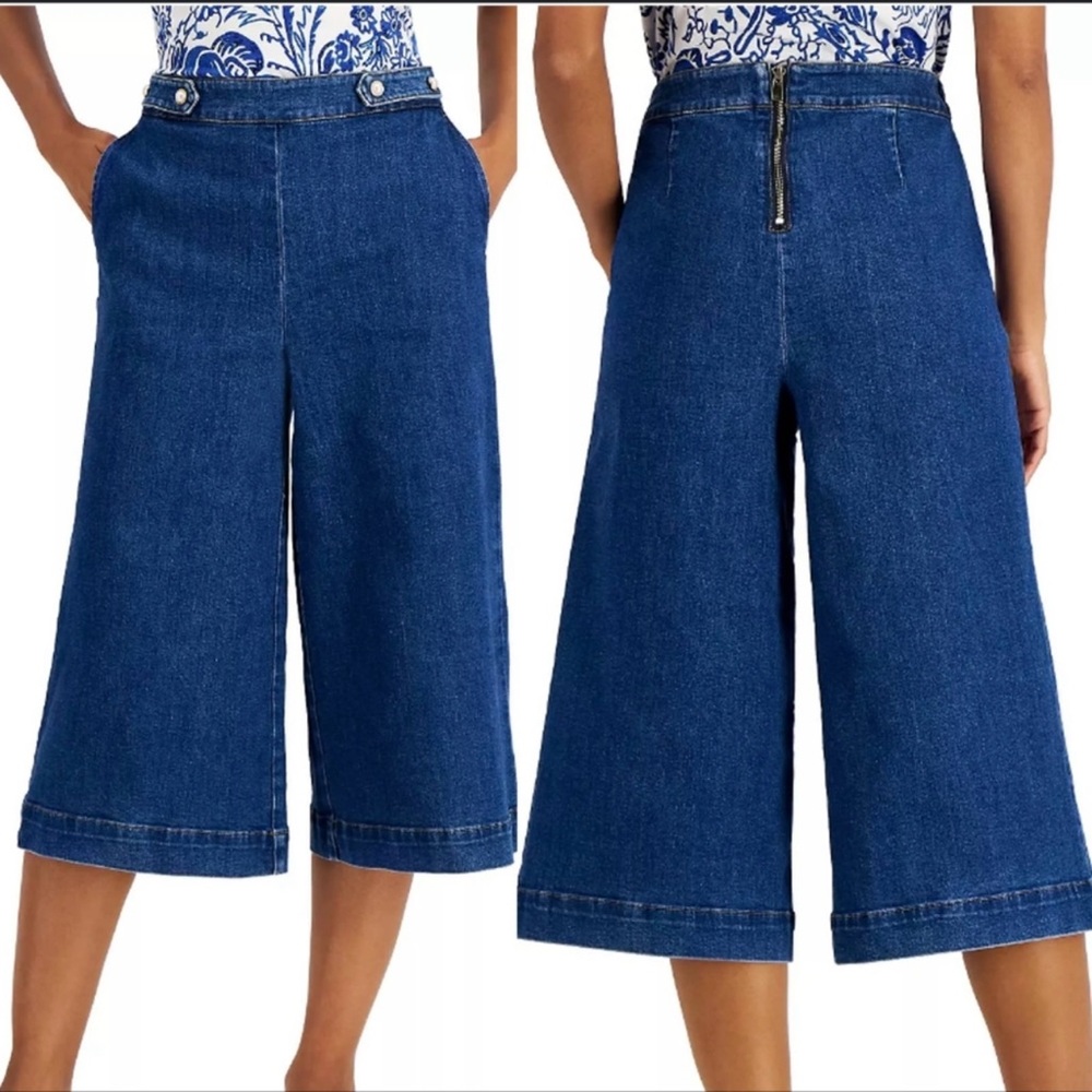 Charter Club Blue Wide Leg Jeans
